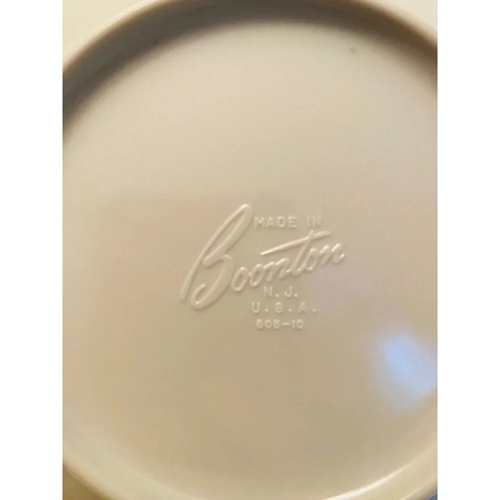 Vintage Boonton Gray Divided Serving Bowl, Melmac Vegetable Serving Bowl, Boonto